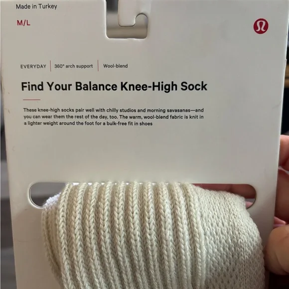 Lululemon knee high socks - Picture 3 of 4